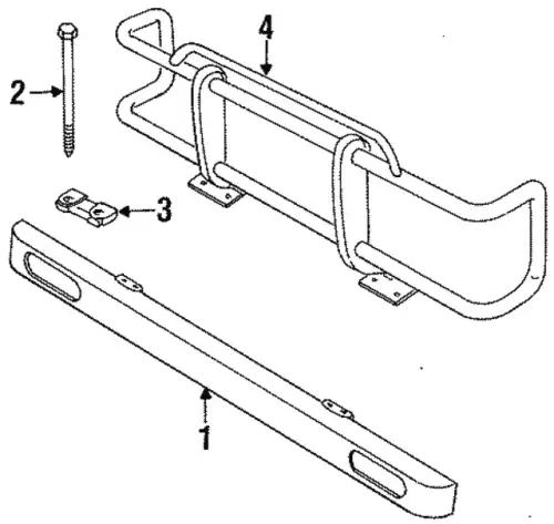 Болт крепежный LR NTC5401 LAND ROVER