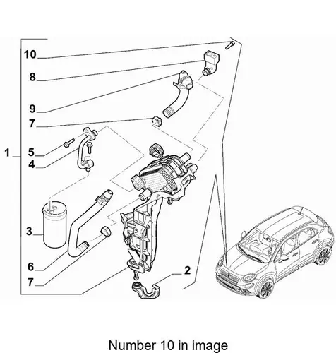 болт крышки ГРМ 14&nbsp;305&nbsp;424 FIAT
