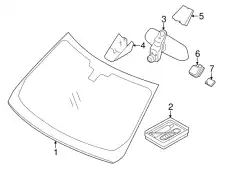 ЛОБОВОЕ СТЕКЛО LR044110 LAND ROVER