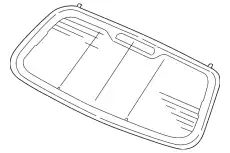 СТЕКЛО-ЗАДН.ОКНО (D) C2S50631 JAGUAR