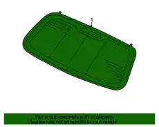 СТЕКЛО-ЗАДН.ОКНО (D) C2S50631 JAGUAR
