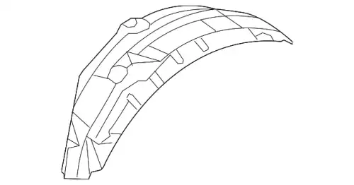 Подкрылок MITSUBISHI 5370C005