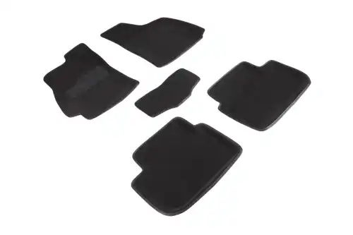 Коврики в салон SEINTEX 71693 Chevrolet Lanos 2005-2009 5 шт., черный