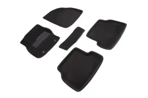 Коврики в салон SEINTEX 71687 Ford Focus 2008-2011 5 шт., черный