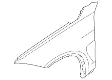 Крыло BMW 51658056337