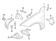 Крыло BMW 51658056337