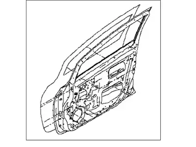 ДВЕРЬ ПЕРЕДНЯЯ H010M-3PTMA NISSAN