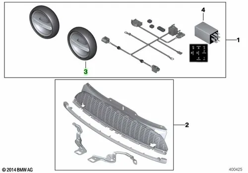 Фара противотуманная BMW 63122289659