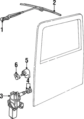 ARM - WIPER LR033006 LAND ROVER