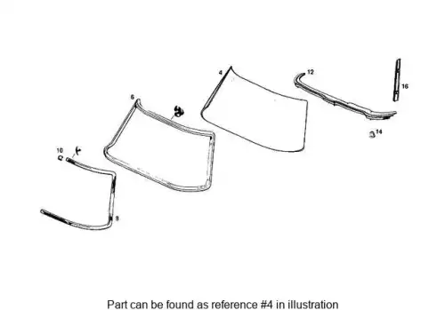 Windshield 0.567 ! \MB 113 671 03 10
