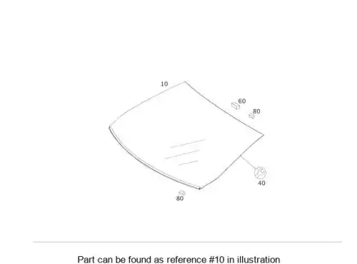 Windshield ! \MB 156 670 04 01