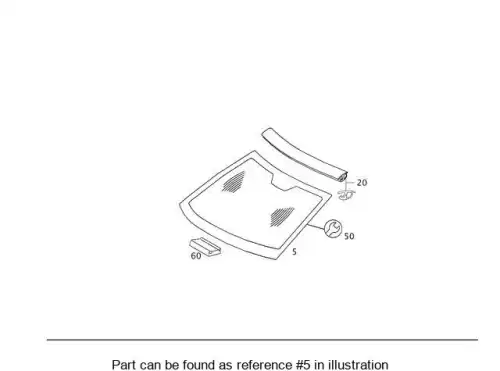 Windshield ! \MB 203 670 09 00