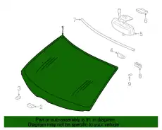 Windshield ! \96>03 MB E 320 3.2L V6 210 671 03 00