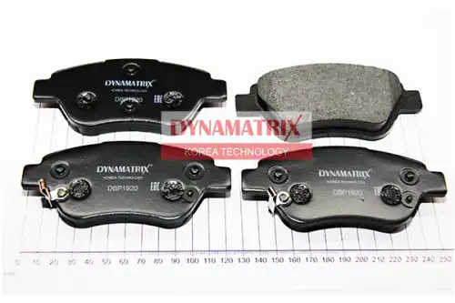 Тормозные колодки дисковые DYNAMAX DBP1920