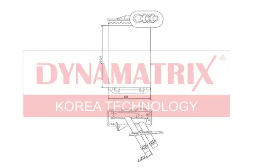 Радиатор печки DYNAMAX DR73921