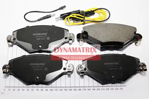 Тормозные колодки дисковые DYNAMAX DBP1411