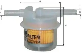 Топливный фильтр MFILTER BF04