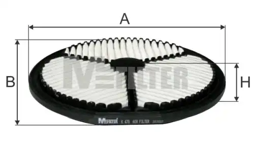 Фильтр воздушный MFILTER K475