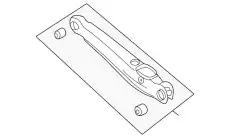 Рычаг подвески MITSUBISHI 4113A021
