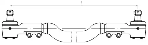 Рулевая тяга БААЗ 151-3003052