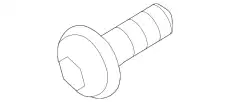 ВИНТ С ШЕСТИГРАННОЙ ГОЛОВКОЙ N 10714801 PORSCHE