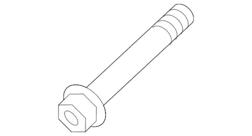N 10626801 OVAL-HEAD SCREW PORSCHE