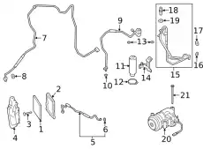 КОЛЬЦО УПЛОТНИТЕЛЬНОЕ 99970755541 PORSCHE