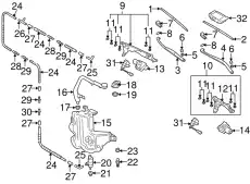 Топливный фильтр PORSCHE 3D0955485A