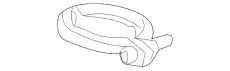 1K0253725F Хомут PORSCHE