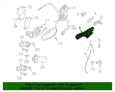 Ручка двери JAGUAR C2C35773