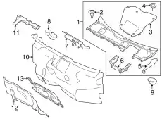 КРЫШКА АККУМУЛЯТОРА LR074776 LAND ROVER