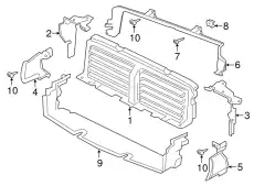 SHIELD-DEFLECTOR T4A4287 JAGUAR