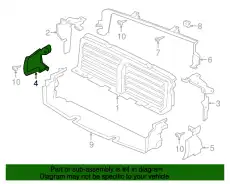 SHIELD-DEFLECTOR T4A4287 JAGUAR