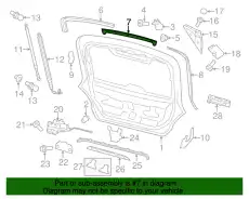 Ручка двери PORSCHE 97051284304