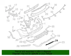 Решетка бампера PORSCHE 95850592650