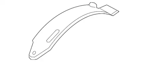 Подкрылок PORSCHE 99150451003