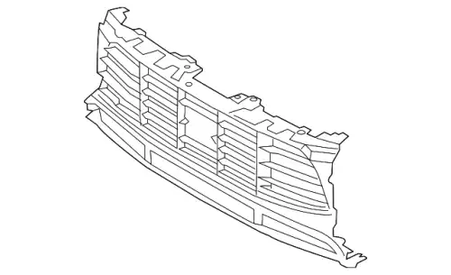 Решетка бампера PORSCHE 95B807683AF1E0