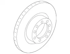 Тормозной диск PORSCHE 99135140502