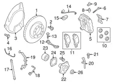 Тормозной диск PORSCHE 99135140602