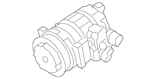 КОМПРЕССОР КОНДИЦИОНЕРА 958126012AX PORSCHE