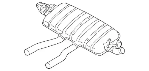 ГЛУШИТЕЛЬ 95811191023 PORSCHE
