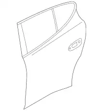 ДВЕРЬ 97053201203GRV PORSCHE