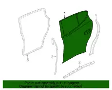 ДВЕРЬ 97053201203GRV PORSCHE