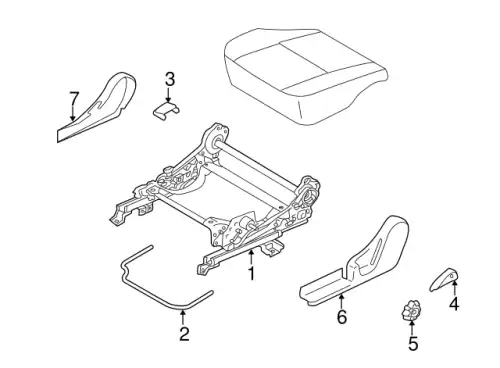 Ручка двери MITSUBISHI MR787784
