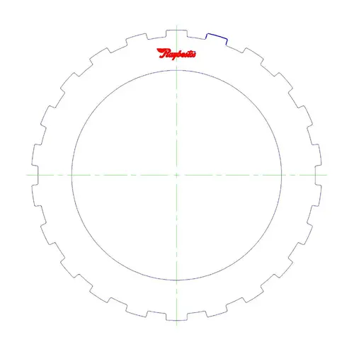 Диск стальной АКПП 511358 ALLOMATIC