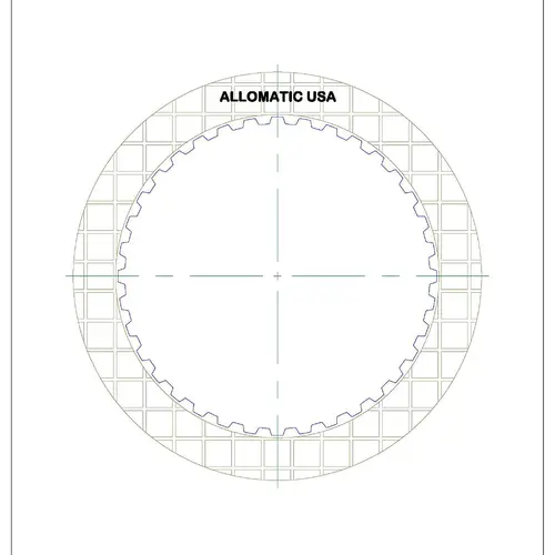 Диск фрикционный АКПП 512212 ALLOMATIC