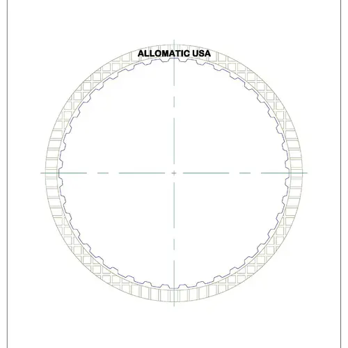 Диск фрикционный АКПП 512206 ALLOMATIC