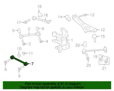 Рычаг подвески FORD 7L1Z-5A972-AA
