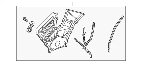 Кожух цепи ГРМ AJ03-10-500C MAZDA