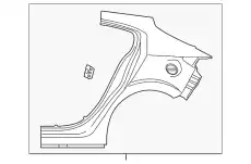 Крыло MAZDA B6YV-71-41X